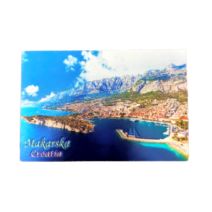 Suvenirski Magnet Foil 9x6cm Makarska