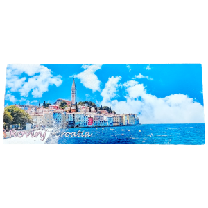 Suvenirski Magnet Panorama 12x5cm UV 2233 Foil Rovinj MP