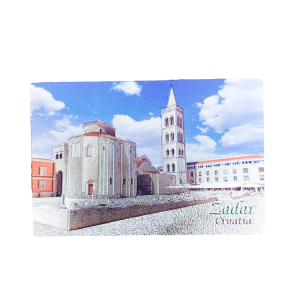 Suvenir Magnet 7,5x5cm Foil Zadar