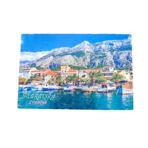 Suvenir Magnet 7,5x5cm Foil Makarska
